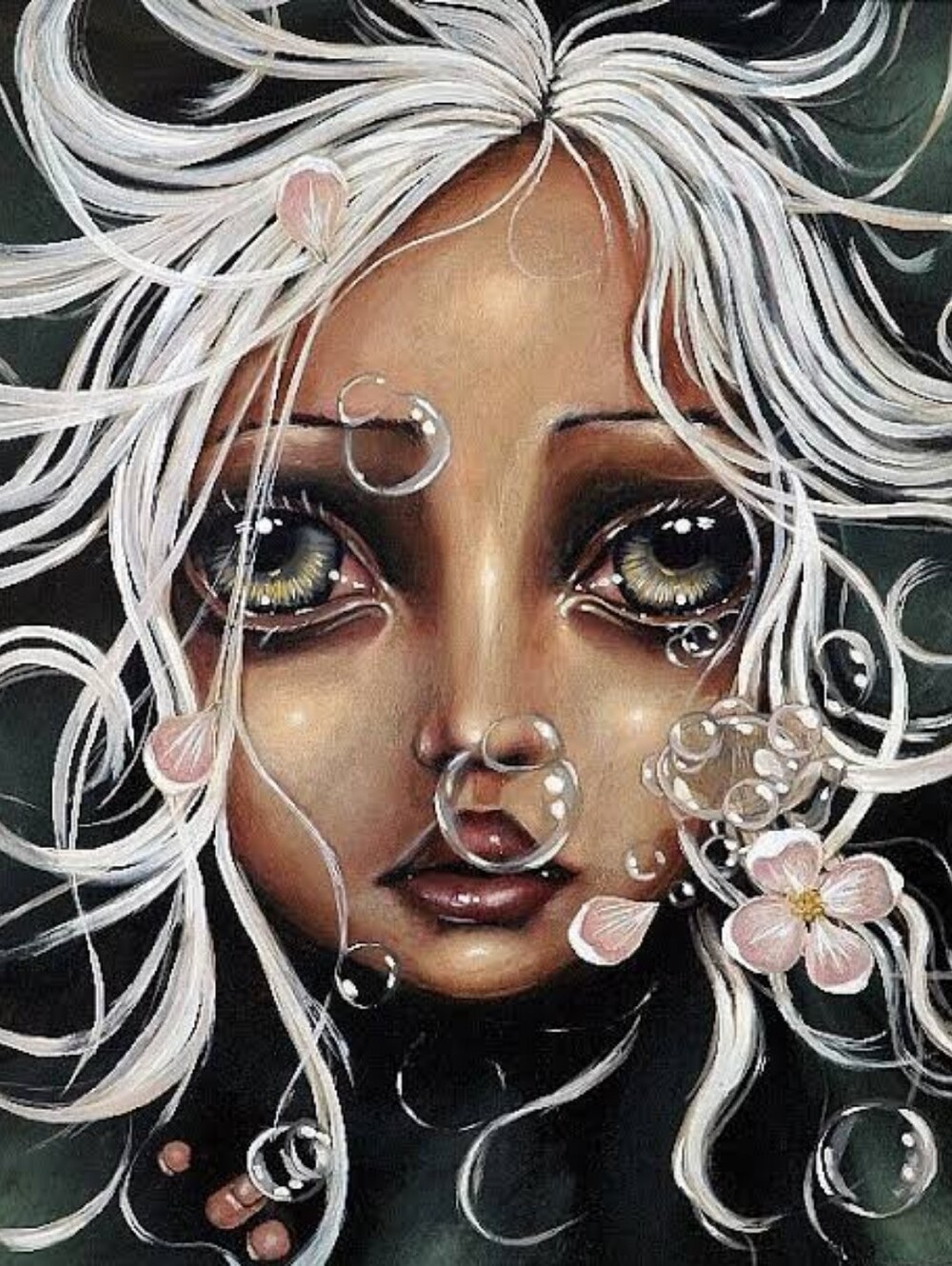 Water Lily By Angelina Wrona ~ Wooden Wall Art